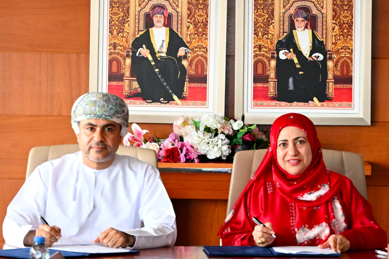 حفل توقيع شراكة استراتيجية بين مجمع الابتكار مسقط وتبريد عمان